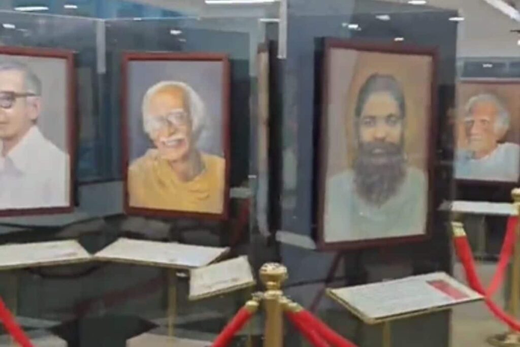 At Chennai’s  Anna Centenary Library, New Sculptor Hall Opened To Honour Tamil Scholars