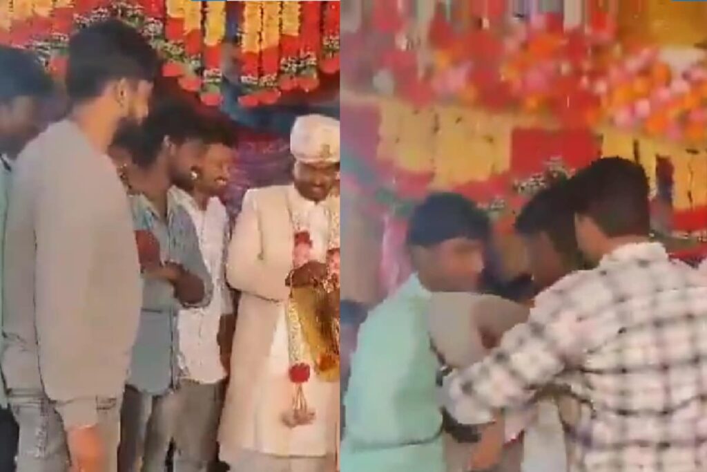 Amazon Employee Collapses On Stage At Friend's Wedding In Andhra Pradesh