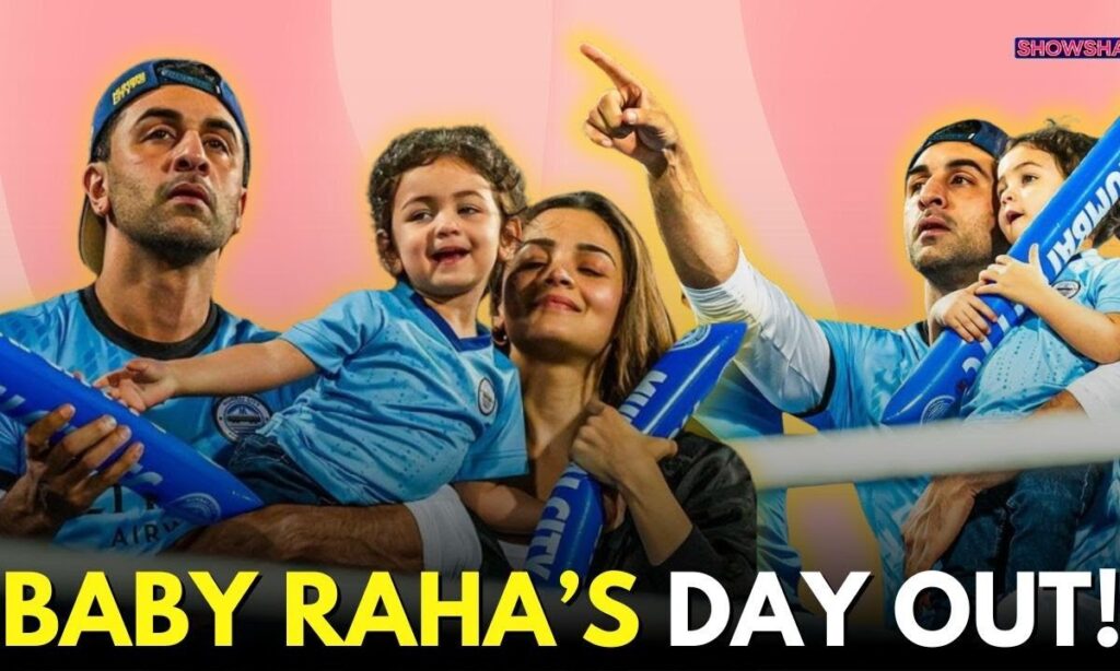 Ranbir Kapoor & Raha Kapoor Setting Goals As They Twin In Matching Jersey, Alia Bhatt Cheers Along