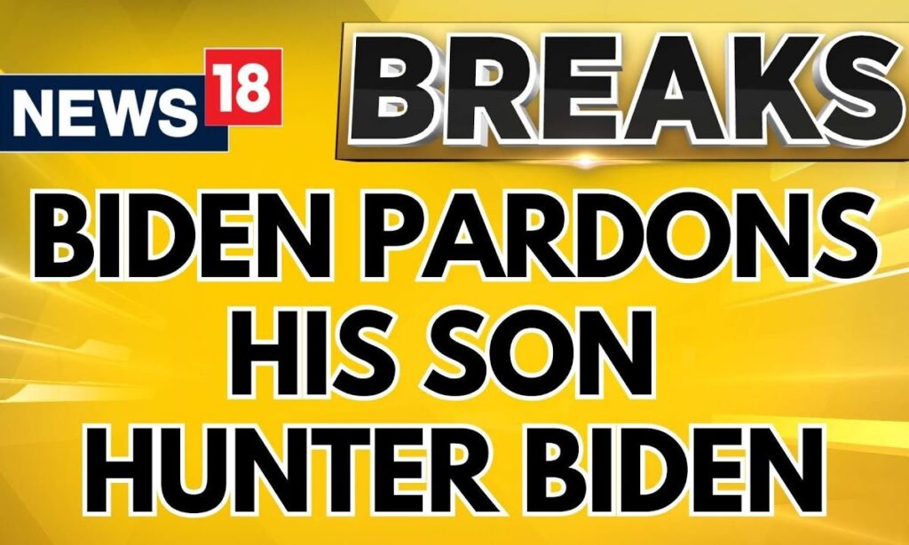 US News Today |  Outgoing US President Joe Biden Pardons Son Hunter Biden | Joe Biden News Today