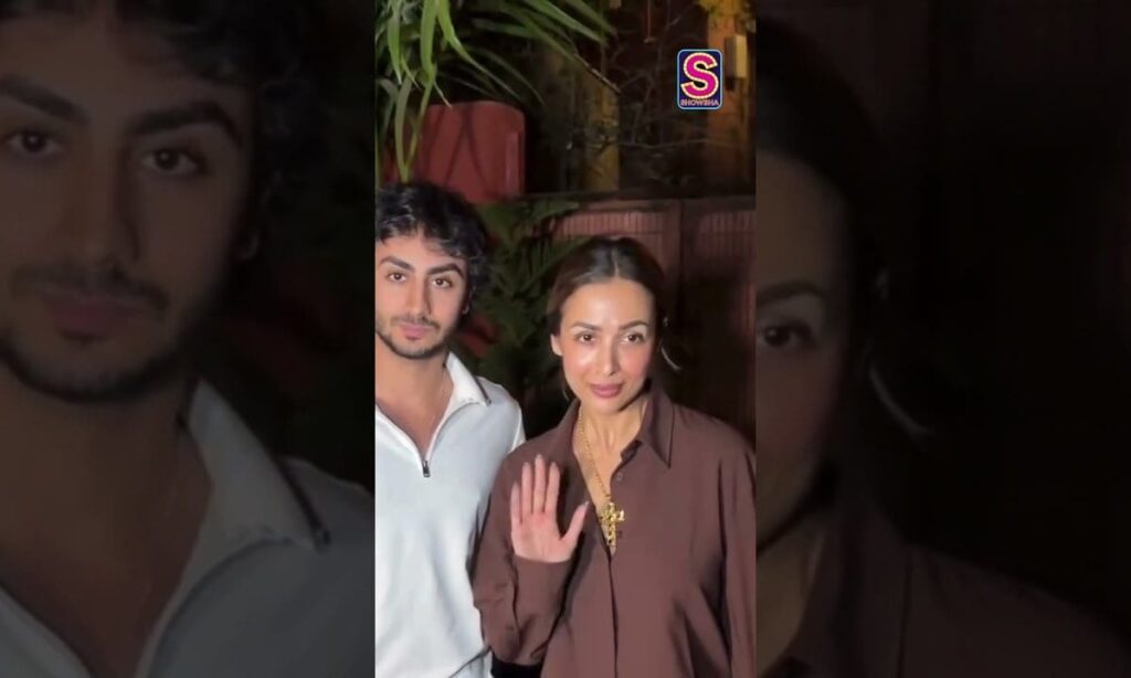 Chic Mother-Son Duo Papped: Malaika Arora Poses With Arhaan Khan | N18S | #shortvideos