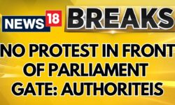 Parliament Authorities Have Warned The Members To Not Protest In Front Of The Gates | News18