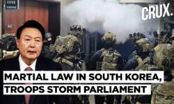 Troops Storm South Korea Parliament, MPs Defy Martial Law As Yoon Vows Crackdown On Pro-North Forces