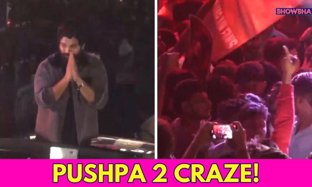 Pushpa 2-The Rule Craze: Fans Go WILD As Allu Arjun Makes A Surprise Entry I WATCH