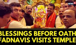 Maharashtra | Devendra Fadnavis Offers Prayers at Shree Siddhivinayak Temple | Swearing-in Ceremony