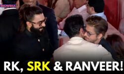 Ranbir Kapoor, Shah Rukh Khan & Ranveer Singh's Heartfelt Moment From Devendra Fadnavis Oath Taking