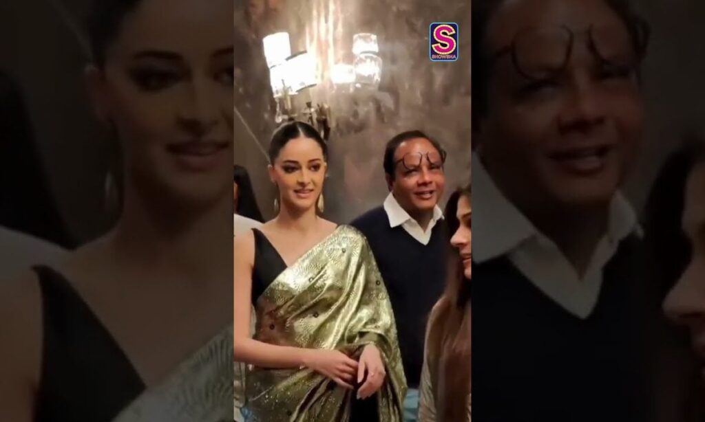 What Is Better Than A Golden Timeless Saree!! Ananya Panday Giving 'Rekha' Vibes!!! | N18S | News18