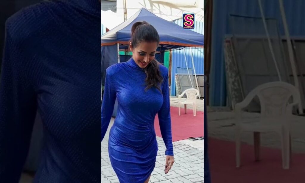 Malaika Arora Slays In Blue As She Shimmers While Posing For The Paps | Entertainment | N18S