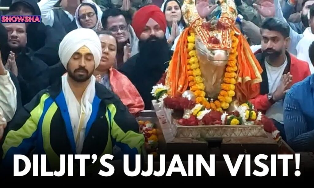 Diljit Dosanjh Takes A Spiritual Sojourn In Ujjain, Offers Prayers At Mahakaleshwar Temple | WATCH