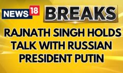 Defence Minister Rajnath Singh Holds Meeting With Russian President Vladimir Putin | News18