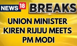 Union Minister Kiren Rijiju Meets PM Modi Amid Parliament Showdown | Parliament Winter Session