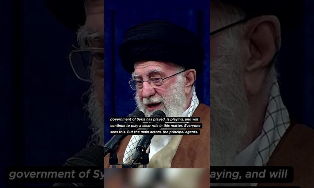 Iran's Supreme Leader Accuses “Masterminds” US & Israel for Assad's Fall