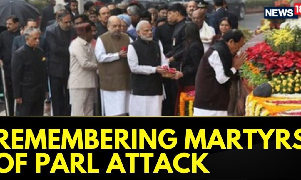 The Prime Minister Modi, Shri Narendra Modi Has Paid Homage To The Martyrs Of 2001 Parliament Attack