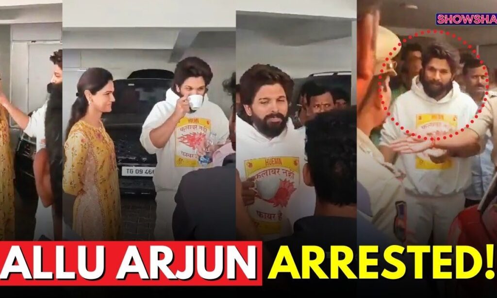 Allu Arjun ARRESTED Over Death Of Woman During 'Pushpa 2' Premiere Stampede; ARREST Video Goes Viral