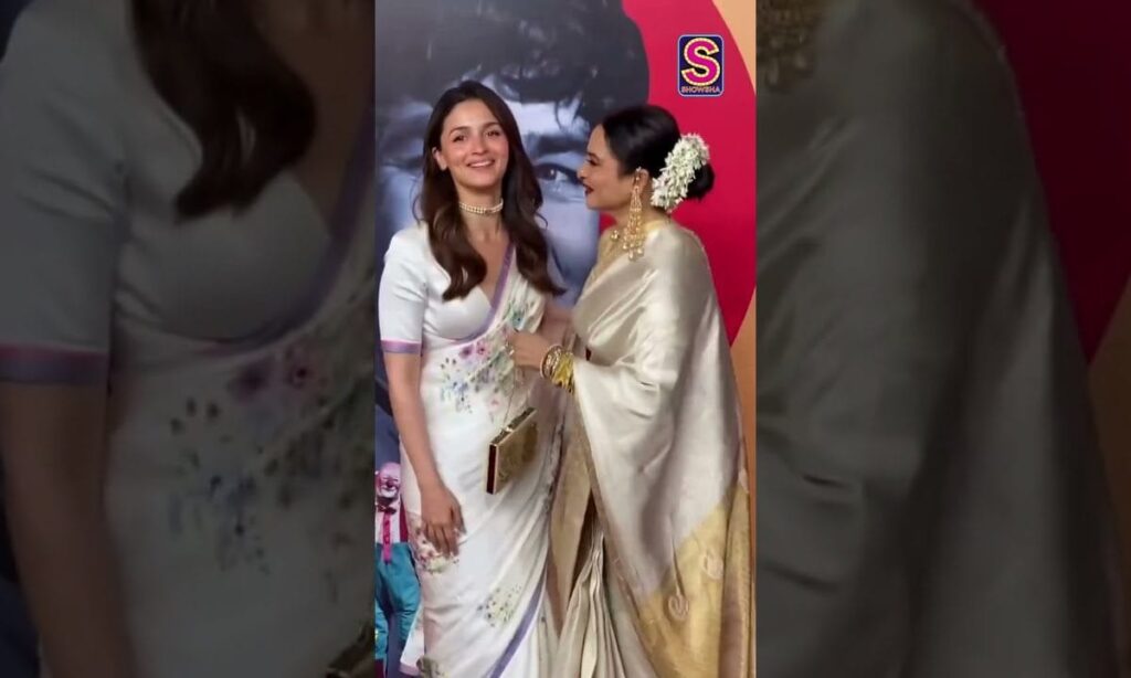 Rekha And Alia Together! Two Generational Beauties, Both Slaying In Classic Sarees | N18S