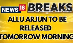 Allu Arjun To Be Released Tomorrow Morning, To Spend The Night In Jail | Pushpa 2 | News18