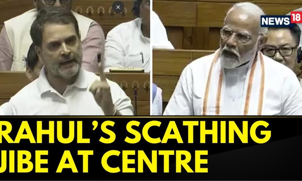 Rahul Gandhi's Fiery Attack At The Centre | Rahul Gandhi Speech | Parliament Session | News18