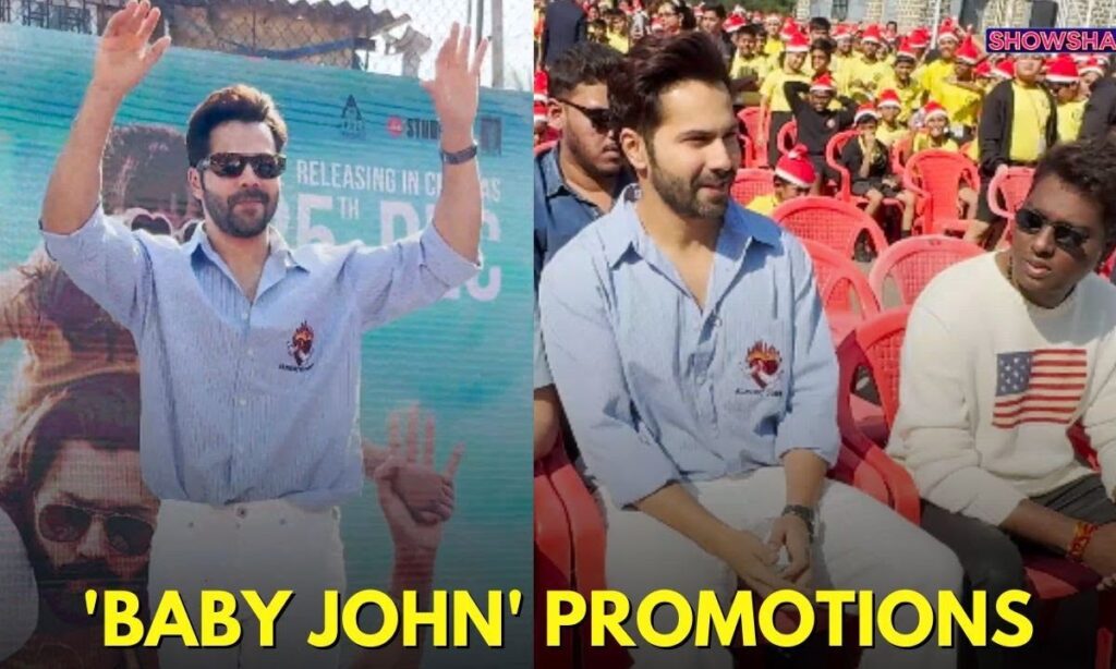 Varun Dhawan Visits A Mumbai College For 'Baby John' Promotions With Atlee & Team | WATCH