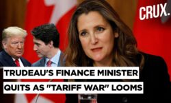 Trudeau's Finance Minister Chrystia Freeland Quits Amid Tariff Row, Trump: 'She Won't Be Missed'