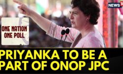 Priyanka Gandhi To Be A Part Of JPC (Joint Parliamentary Committee) On One Nation One Poll Bill