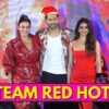 Varun Dhawan, Keerthy Suresh, Wamiqa Gabbi Stun In Red At Christmas Bash With Team Baby John | WATCH