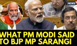 BJP MPs Pratap Sarangi Talks To PM Modi: Watch The Video | Rahul Gandhi | Ambedkar | News18