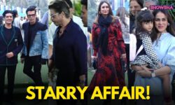 SRK, Kareena-Saif, Karan Johar Attend The Annual Function At Dhirubhai Ambani International School