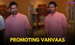 Aamir Khan Arrives For A Podcast Shoot With Nana Patekar For Vanvaas Promotions | WATCH