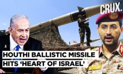 ‘Crater The Size of…’: Houthi Missile Hits Tel Aviv, Injures 16, Israel’s Interception Bid ‘Fails’