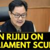 Union Minister Kiren Rijiju Talks To CNN News18 About The Recent Winter Parliament Session | News18