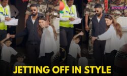 Hardik Pandya And Pankhuri Sharma Fly Out Of City With The Kids | WATCH