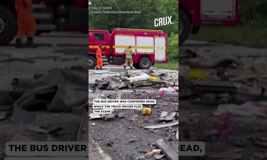 At least 38 People Killed As Bus And Truck Collide In Brazil