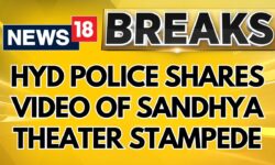 Hyderabad Police Commissioner CV Anand Shares Video Of Sandhya Theater Stampede | News18