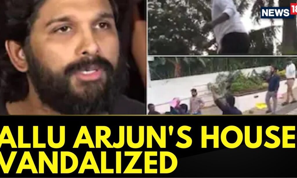 Allu Arjun's House Vandalised: Case Registered Against 6 For Pelting Stones At Pushpa 2 Actor's Home