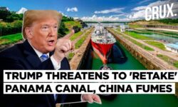 "Rip-Off Will Stop" Trump Wants To Regain Control Of Panama Canal Amid China's Growing Influence