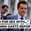 '$90,000, Cocaine, Underage Girl' What's In House Ethics Committee Report On Matt Gaetz? | US News