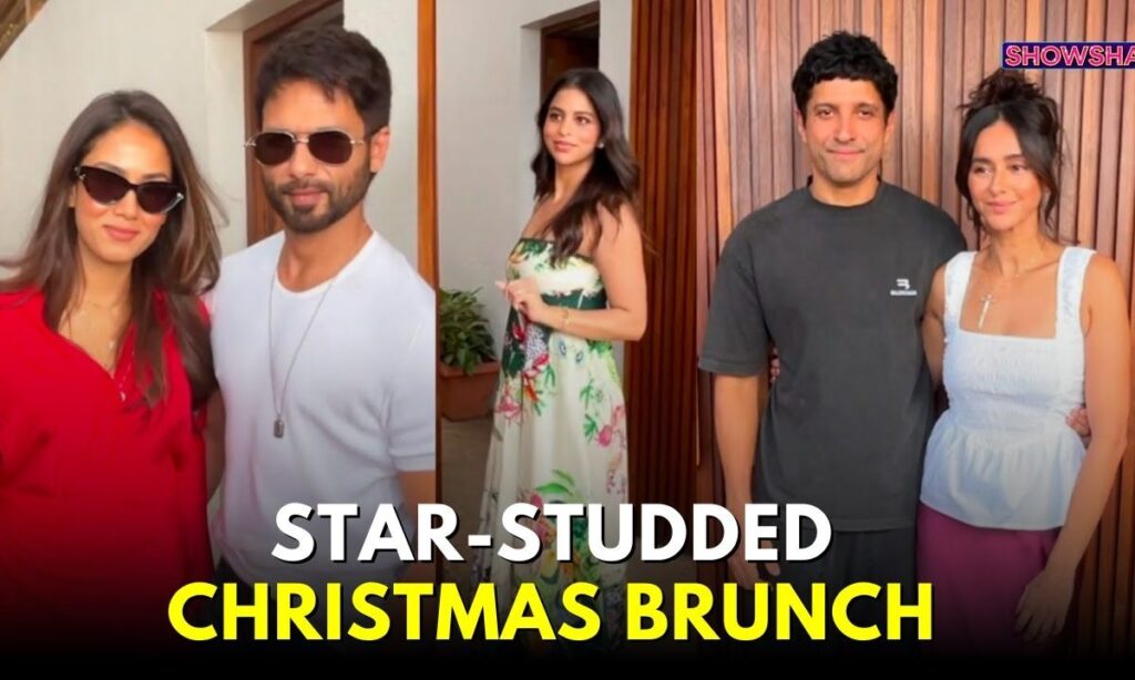 Suhana Khan, Farhan Akhtar, Shahid Kapoor & Others Celebrate Christmas At Zoya Akhtar's House