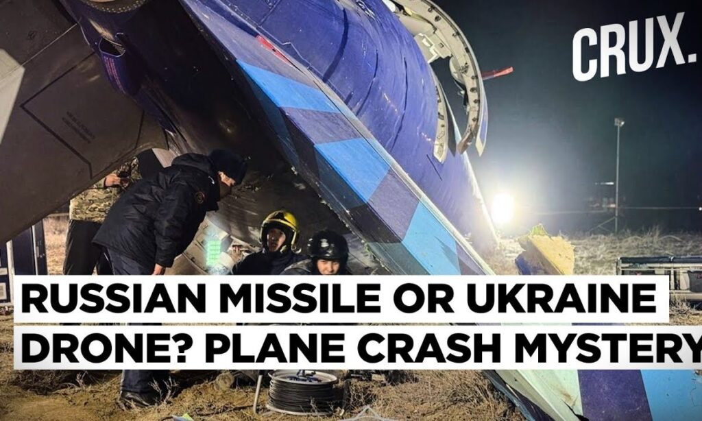 Azerbaijan Airlines Says 'External Interference' Caused Plane Crash, Russia Claims Drone 'Diversion'