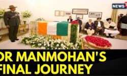 Final journey of Dr Manmohan Singh begins with his mortal remains moved to AICC Headquarter | News18