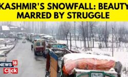 Kashmir: Heavy Snowfall Locks Up Kashmir | Roads Blocked, Flights Cancelled, Power Gone | N18V