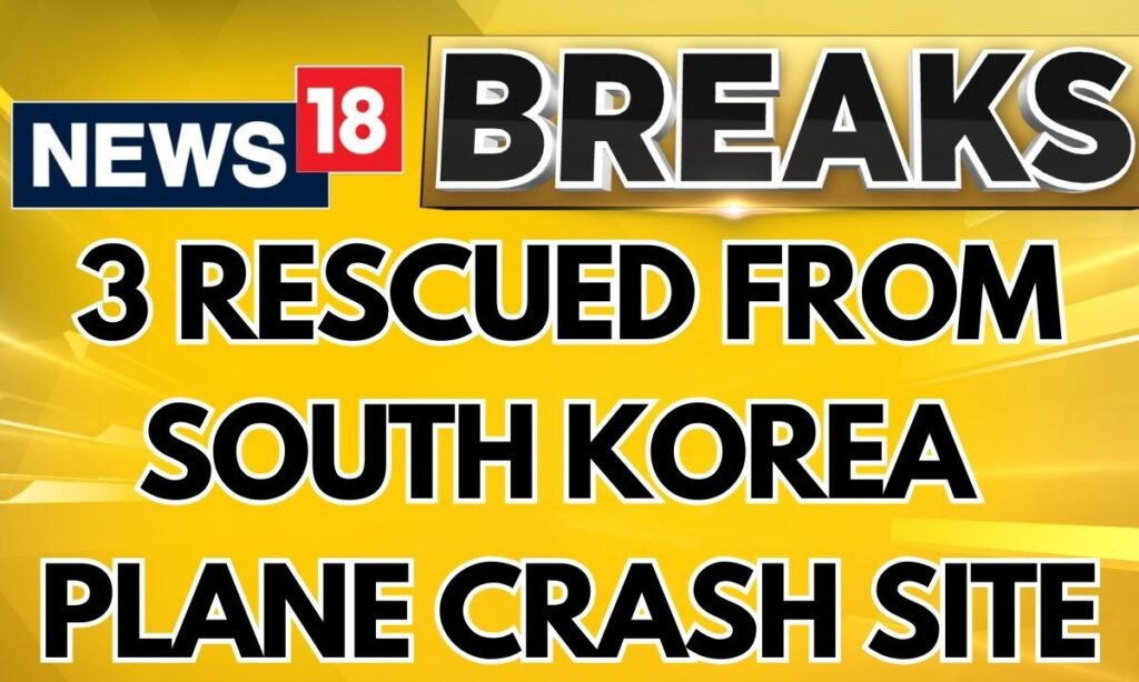 According To The Reports Three People Rescued After Plane Crash In South Korea | South Korea Plane