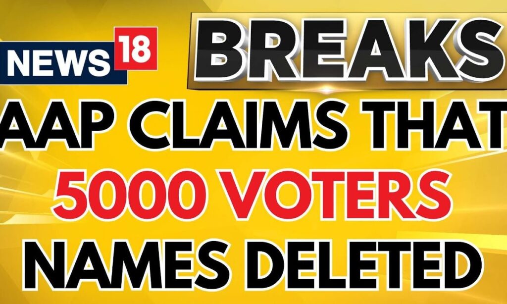 AAP Claims That 5000 Voters Names Deleted, Arvind Kejriwal Writes To District Poll Officer | News18