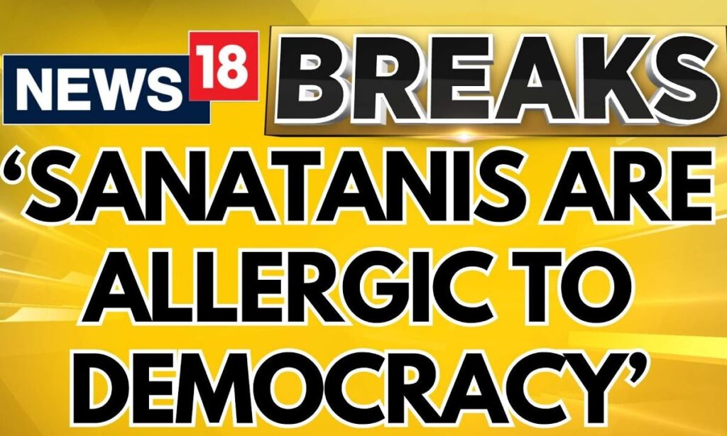 Kerala CM Pinarayi Vijayan Stokes Row, Says, "Sanatanis Are Allergic To Democracy" | News18