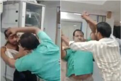 Bank Manager, Customer's Tax Deduction Dispute Ends In Physical Fight In Ahmedabad | Video