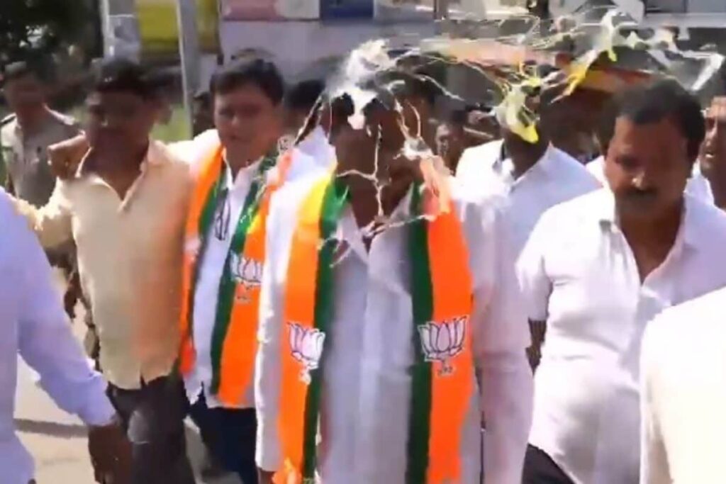 Egg Thrown At BJP MLA Munirathna In Bengaluru, Three Held