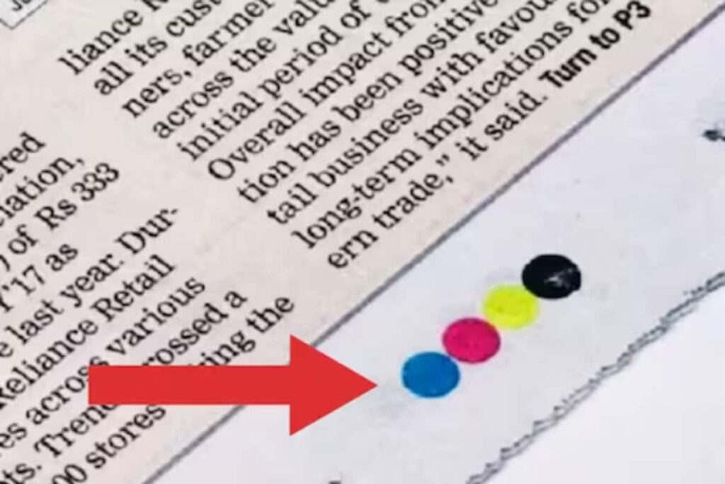 Why Do Newspapers Have Four Coloured Dots At The Bottom Of All Pages?