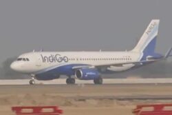 Noida's Jewar Airport Successfully Conducts Test Landing, IndiGo Flight Gets Water Salute | Video