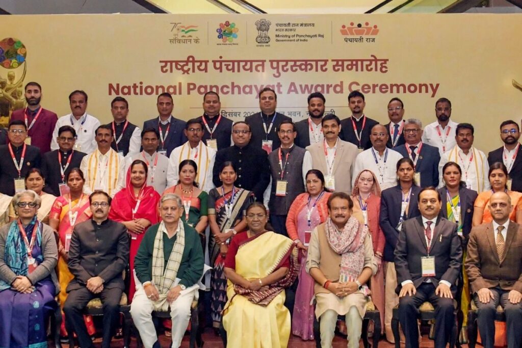 ‘Assert Authority, Break Patriarchy’: President Murmu’s Call to Women Sarpanchs at National Panchayat Awards