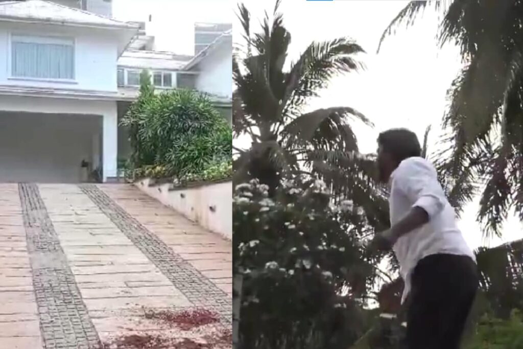 Protestors Storm Allu Arjun’s Hyderabad House Over Pushpa 2 Stampede, 8 Held | Watch