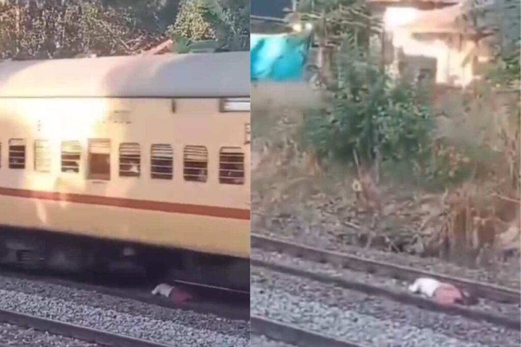 Kerala Man Lies On Railway Track As Train Speeds Over Him, Miraculously Survives | Video